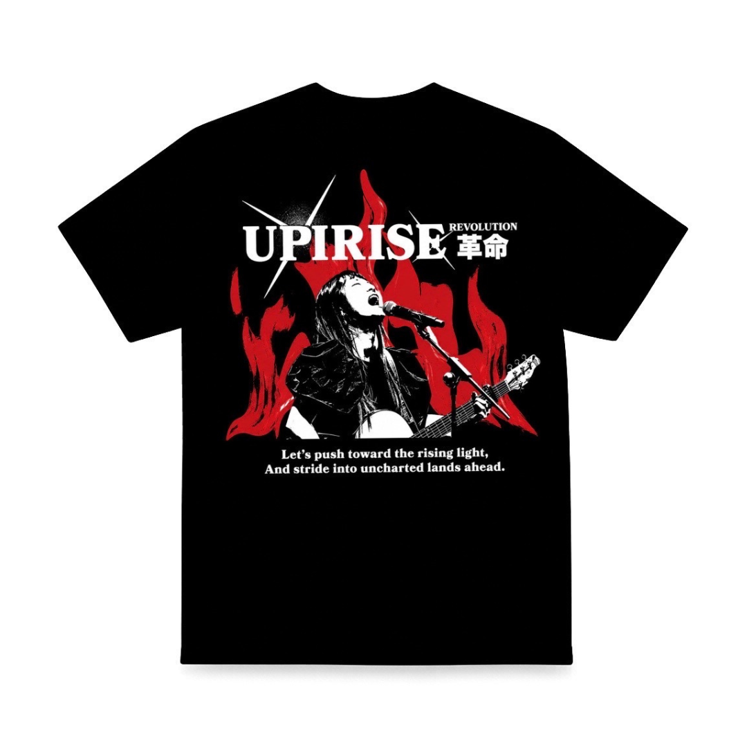 UPRISE Revolution Tshirts【情熱紅】
