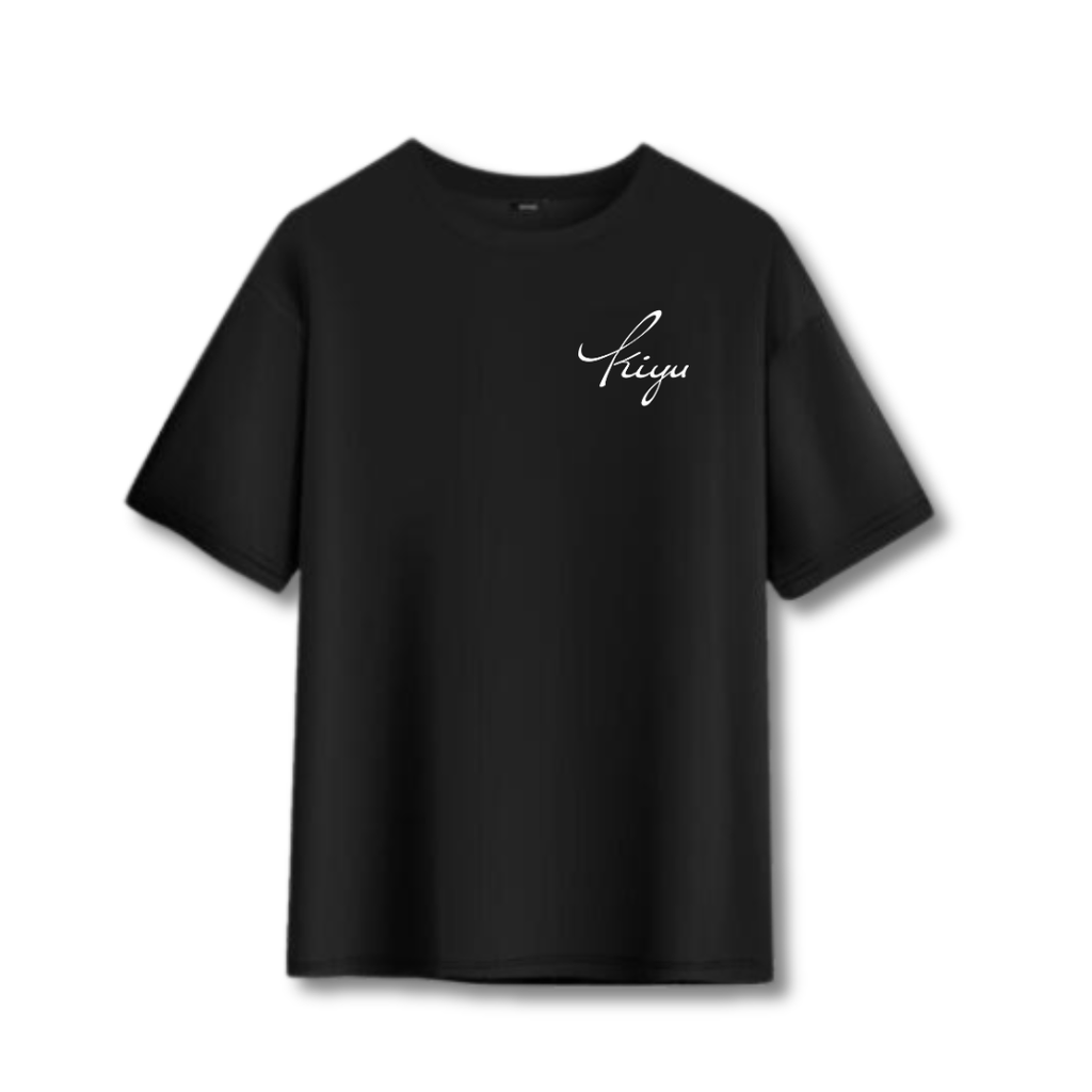 kiyu 白LOGO 黑T