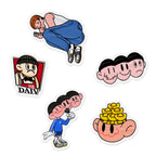 Daiv 貼紙包(五入組)