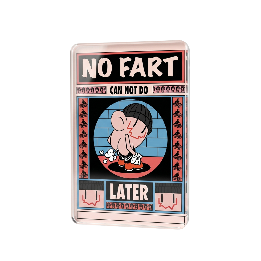 Daiv NO FART 壓克力磁鐵