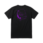 kiyu 紫LOGO 黑TShirts