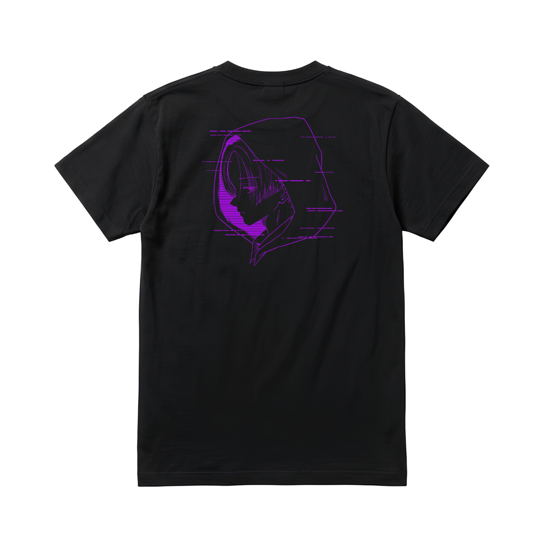 kiyu 紫LOGO 黑TShirts